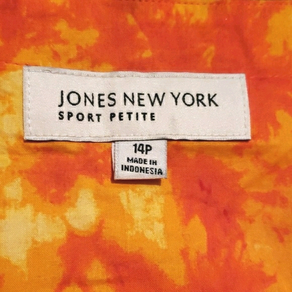 JONES NEW YORK SPORT PETITE TIE-DYE SKIRT SZ 14P - Picture 4 of 7